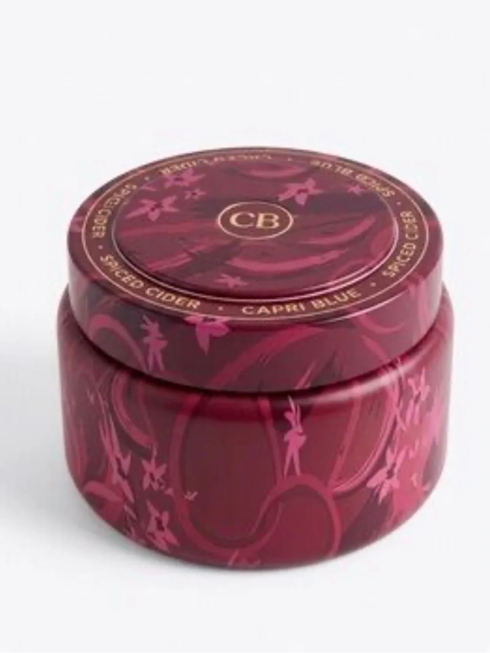 NWT Anthropologie Capri Blue Spiced Cider Candle Tin in Spiced Cider
